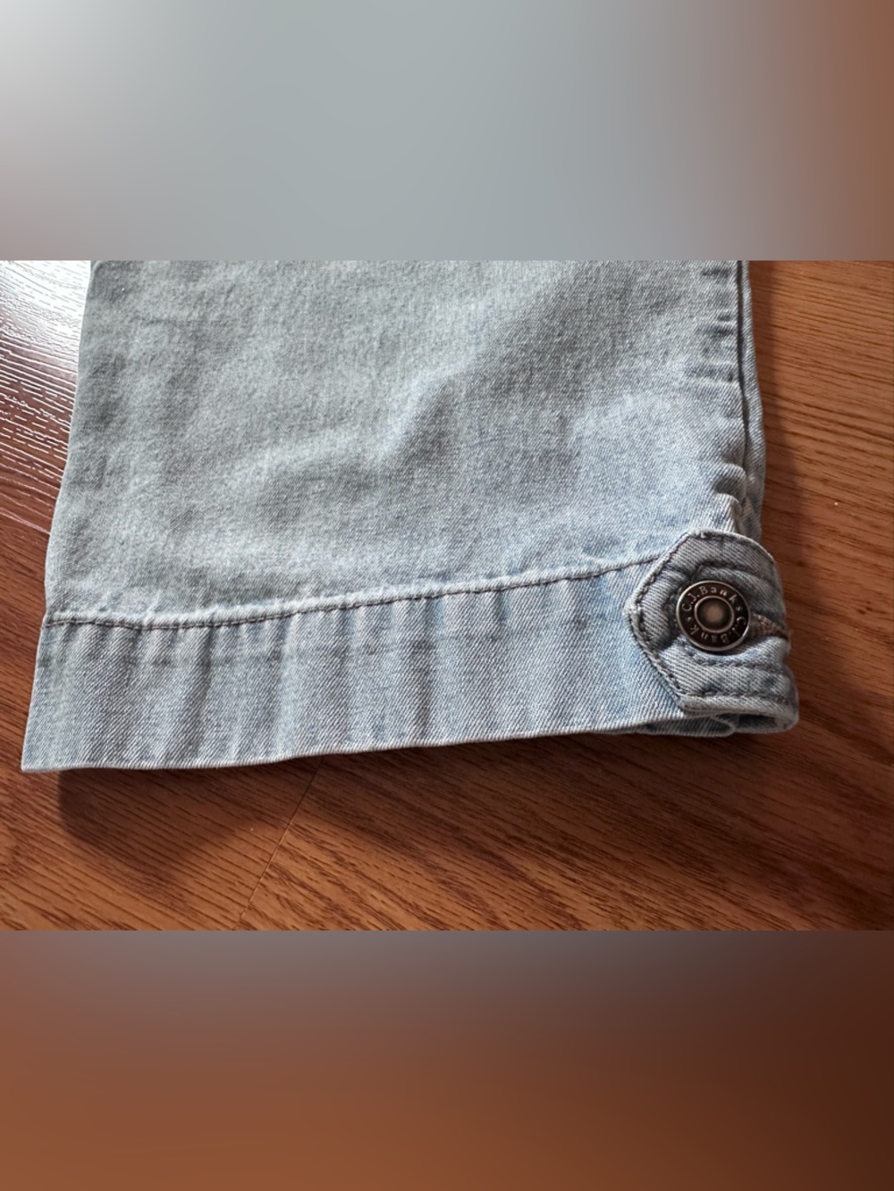 CJ Banks Light Blue Denim Cropped Jeans - Picture 5 of 10